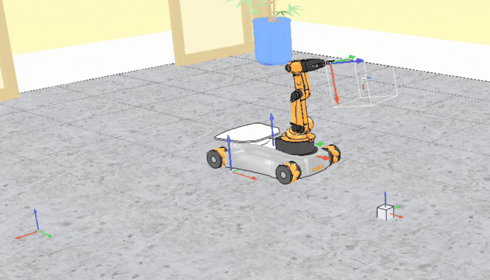 Kuka YouBot trajectory planning and control.